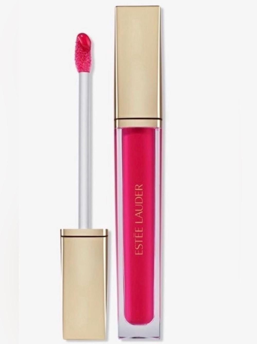 Estée Lauder Glossy Pout Tinted Lip Oil Color Raspberry Squeeze vivid raspberry